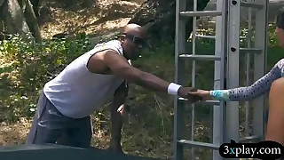 Two cougars went in Nudist Trail basting